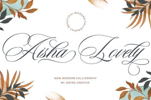 Aisha Lovely: A Timeless Script for Modern Designs