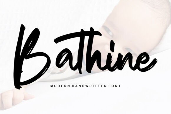 Bathine: A Magical Script Font for Elegant Designs