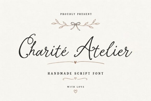 Charite Atelier: A Graceful Handmade Script Font