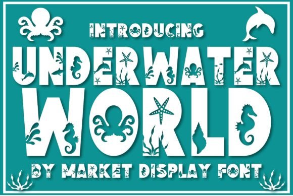 Discover the Charming Underwater World Typeface