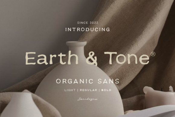 Earth Tone: A Modern Sans Serif for Clean Design