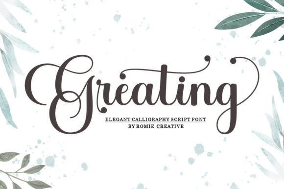 Greating: A Dazzling Script Font for Elegant Designs