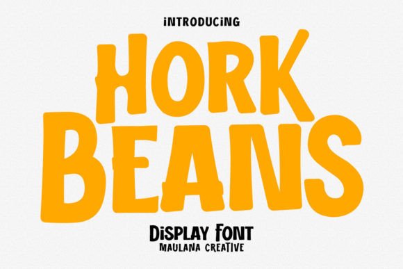 Hork Beans: A Playful Font for Creative Projects