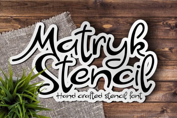 Matryk Stencil: A Versatile Typeface for Modern Craft