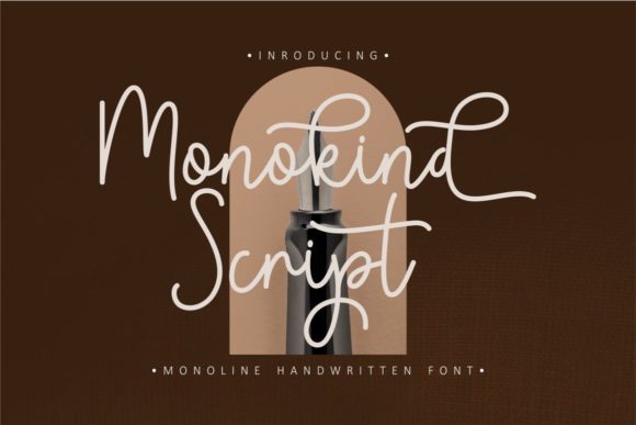 Monokind Script: A Friendly Handwritten Font for Every Designer