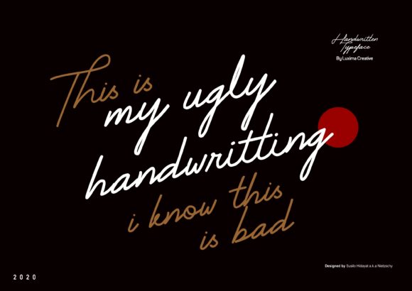 My Ugly Handwritting: A Charming Font for Creative Designs