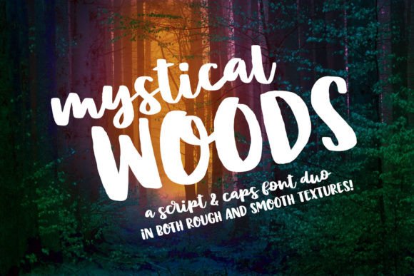 Mystical Woods: A Brush-Inspired Font Duo