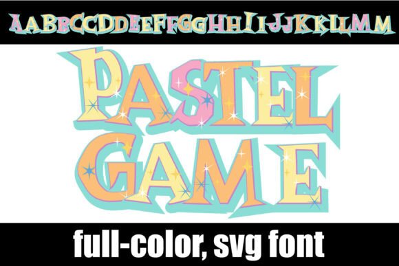 Pastel Game: A Bold Serif Typeface with Retro Charm