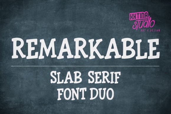 Remarkable: A Slab Serif Font for Every Design