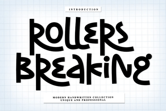 Rollers Breaking: Artisan Script Font for Premium Branding