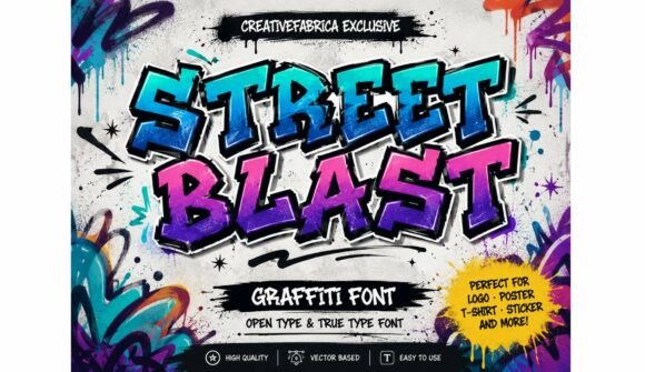 Street Blast: Unleash Bold Urban Energy in Your Designs