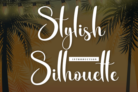 Stylish Silhouette: A Timeless Handwritten Font