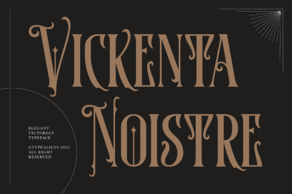 Vickenta Noistre: A Vintage Serif with Elegant Character