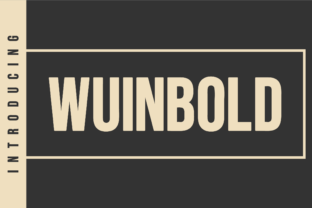 Wuinbold: A Bold Sans Serif with Elegant Style